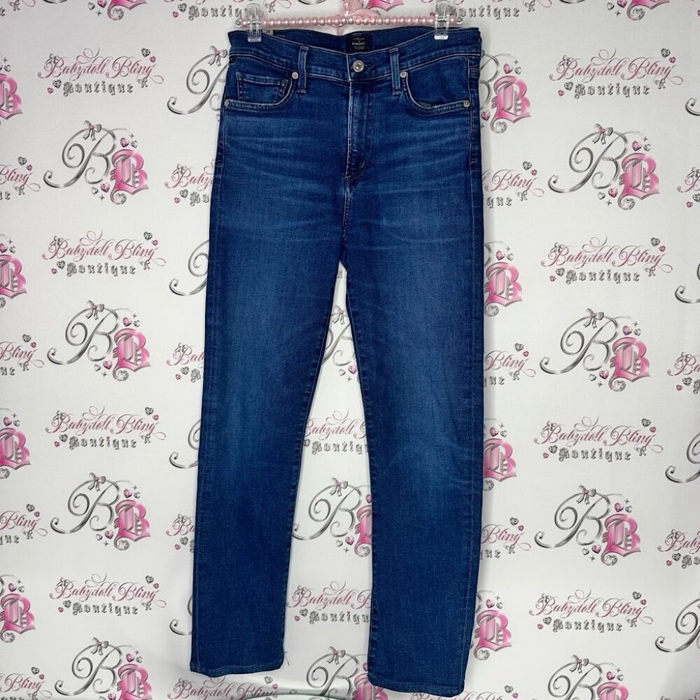 Citizens of humanity Los Angeles Blue Jeans Harlow ankle high rise slim stretchy